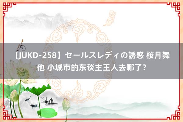 【JUKD-258】セールスレディの誘惑 桜月舞 他 小城市的东谈主王人去哪了?