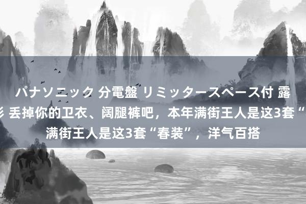 パナソニック 分電盤 リミッタースペース付 露出・半埋込両用形 丢掉你的卫衣、阔腿裤吧，本年满街王人是这3套“春装”，洋气百搭